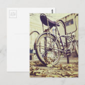 Carte Postale Bicyclette (Devant / Derrière)