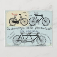 Bicyclette construite pour deux se mariant