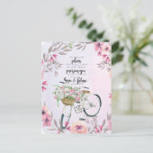 Carte Postale Bicyclette inspirée de 29:11 de Jérémie (Debout devant)