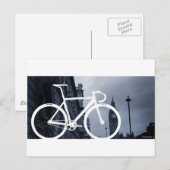 Carte Postale Bicyclette London Track (Devant / Derrière)