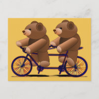 Bicyclette Tandem, Teddy Bear Print