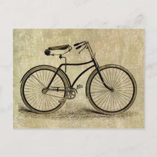 Carte Postale Bicyclette vintage (Devant)