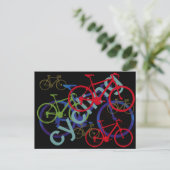 Carte Postale bicyclettes mixtes ~ vélo (Debout devant)