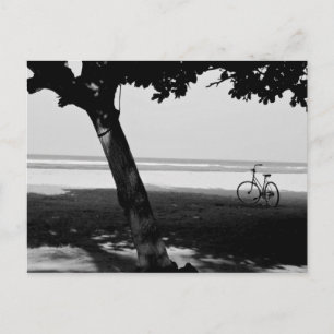 Carte Postale Bicyle sur une plage