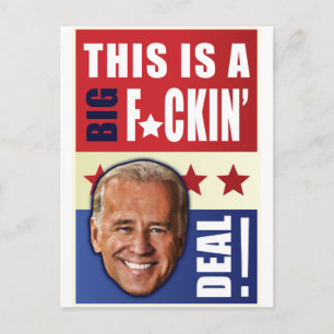 Carte Postale Biden - C'est un Big F'n Deal !
