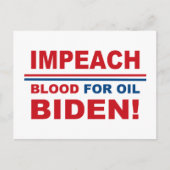 Carte Postale Biden d'huile d'huile (Devant)
