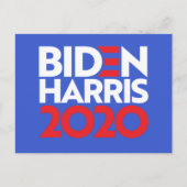 CARTE POSTALE BIDEN HARRIS 2020 (Devant)
