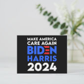 Carte Postale Biden / Harris - 2024 - Rendre l'Amérique à nouvea (Debout devant)