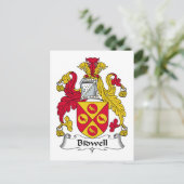 Carte Postale Bidwell Family Crest (Debout devant)