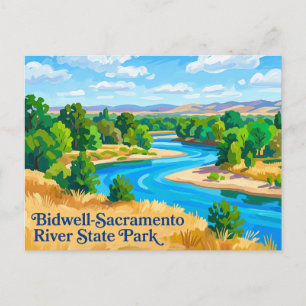 Carte Postale Bidwell-Sacramento River State Park Californie