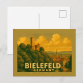 Carte Postale Bielefeld Allemagne Art de ville (Devant / Derrière)
