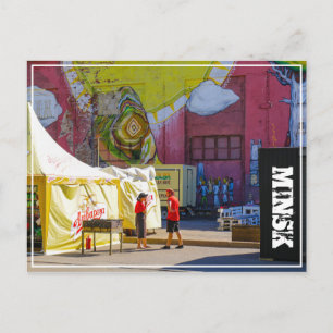 Carte Postale BiélorБ е л а р ь у с de Minsk Architecture Gra