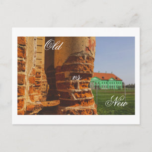 Carte Postale Biélorussie Беларусь Ruines du palais de Ruzhany A