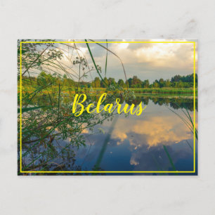 Carte Postale Biélorussie Б е л р а с Paysage naturel Paysage Ca