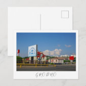 Carte Postale Biélorussie Grodno Cityscape (Devant / Derrière)