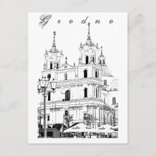 Carte Postale Biélorussie Grodno Cityscape
