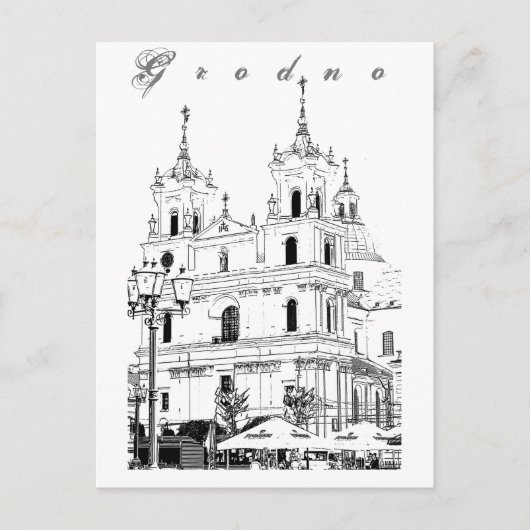 Carte Postale Biélorussie Grodno Cityscape (Devant)
