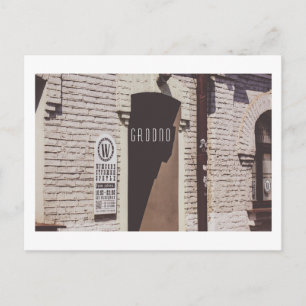 Carte Postale Biélorussie Grodno Old City Architecture Minimalis