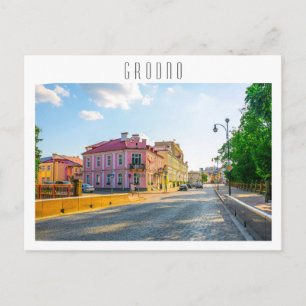 Carte Postale Biélorussie Grodno Paysage Urbain Architecture de