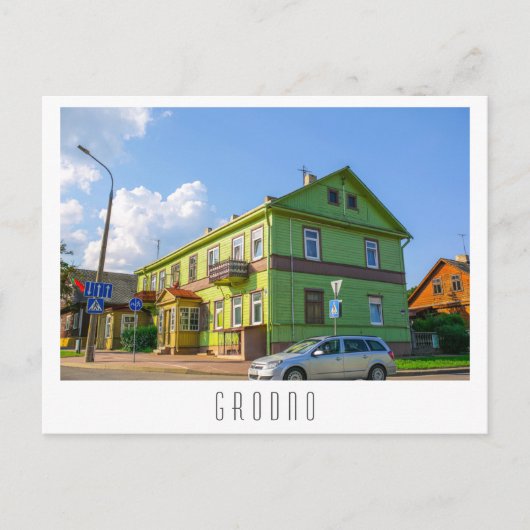 Carte Postale Biélorussie Grodno Paysage Urbain Architecture de (Devant)