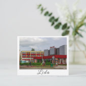 Carte Postale Biélorussie Lida Cityscape (Debout devant)