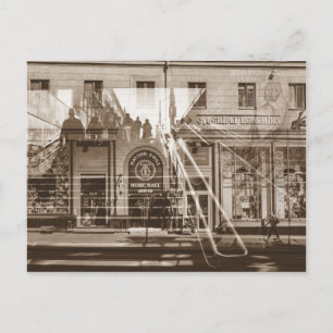 Carte Postale Biélorussie Minsk Cityscape Architecture Collage