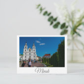 Carte Postale Biélorussie Minsk Life Cityscape Architecture Post (Debout devant)