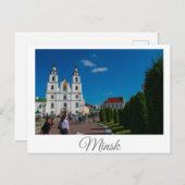 Carte Postale Biélorussie Minsk Life Cityscape Architecture Post (Devant / Derrière)