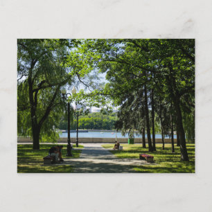 Carte Postale Biélorussie Minsk Parc Vie Cityscape Nature