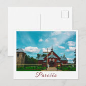 Carte Postale Biélorussie Porechye Parecca Architecture Catholiq (Devant / Derrière)