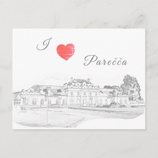 Carte Postale Biélorussie Porechye Parecca Architecture Station (Devant)