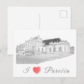 Carte Postale Biélorussie Porechye Parecca Architecture Station (Devant / Derrière)