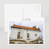 Carte Postale Biélorussie Slonim Grande Synagogue Architecture (Devant / Derrière)
