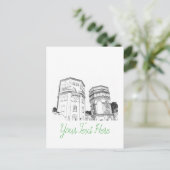 Carte Postale Biélorussie Tours à eau Grodno (Debout devant)