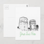 Carte Postale Biélorussie Tours à eau Grodno (Devant / Derrière)