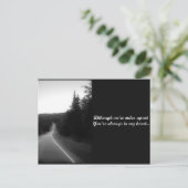 Carte Postale Bien que nous soyons séparés (Debout devant)