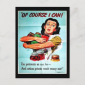 Carte Postale Bien Sûr Je Peux (Devant)