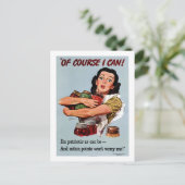 Carte Postale Bien Sûr Je Peux (Debout devant)