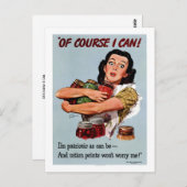 Carte Postale Bien Sûr Je Peux (Devant / Derrière)