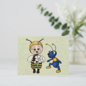 Carte Postale Biene und Ameise (Debout devant)