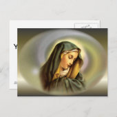 Carte Postale Bienheureuse Vierge Marie - Mère de Dieu (Devant / Derrière)