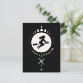 Carte Postale Bienheureux Imbolc, sorcière (Debout devant)