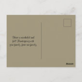 Carte Postale Bienheureux Vins d'Action de grâce et boeufs de fr (Dos)