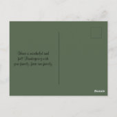 Carte Postale Bienheureux Vins d'Action de grâce et boeufs de fr (Dos)