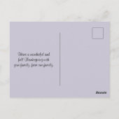 Carte Postale Bienheureux Vins d'Action de grâce et boeufs de fr (Dos)