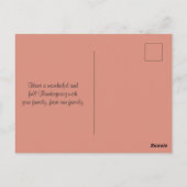 Carte Postale Bienheureux Vins d'Action de grâce et boeufs de fr (Dos)