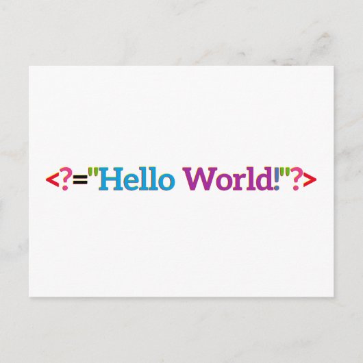 Carte Postale Biens pour bébés nerd (Devant)