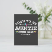 Carte Postale Bientôt être Tante 2025 Chargement (Debout devant)