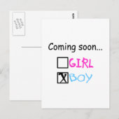 Carte Postale Bientôt...(Garçon) (Devant / Derrière)