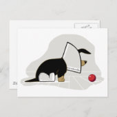 Carte Postale Bientôt, le cône de la tête de chien (Devant / Derrière)
